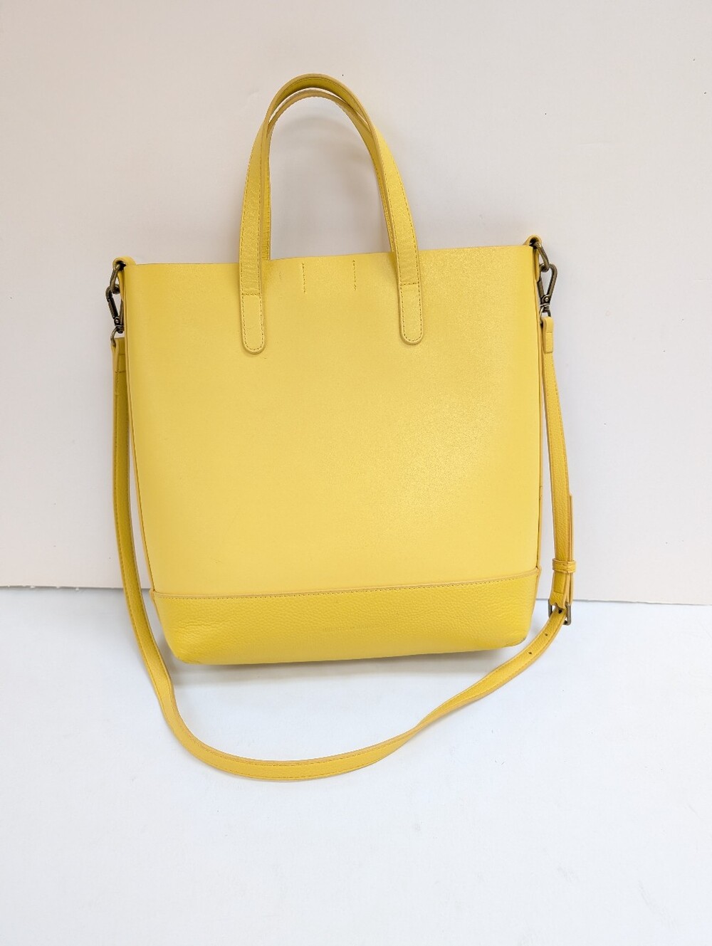 Melrose And Market Yellow Leather Crossbody Shoulder Bag
